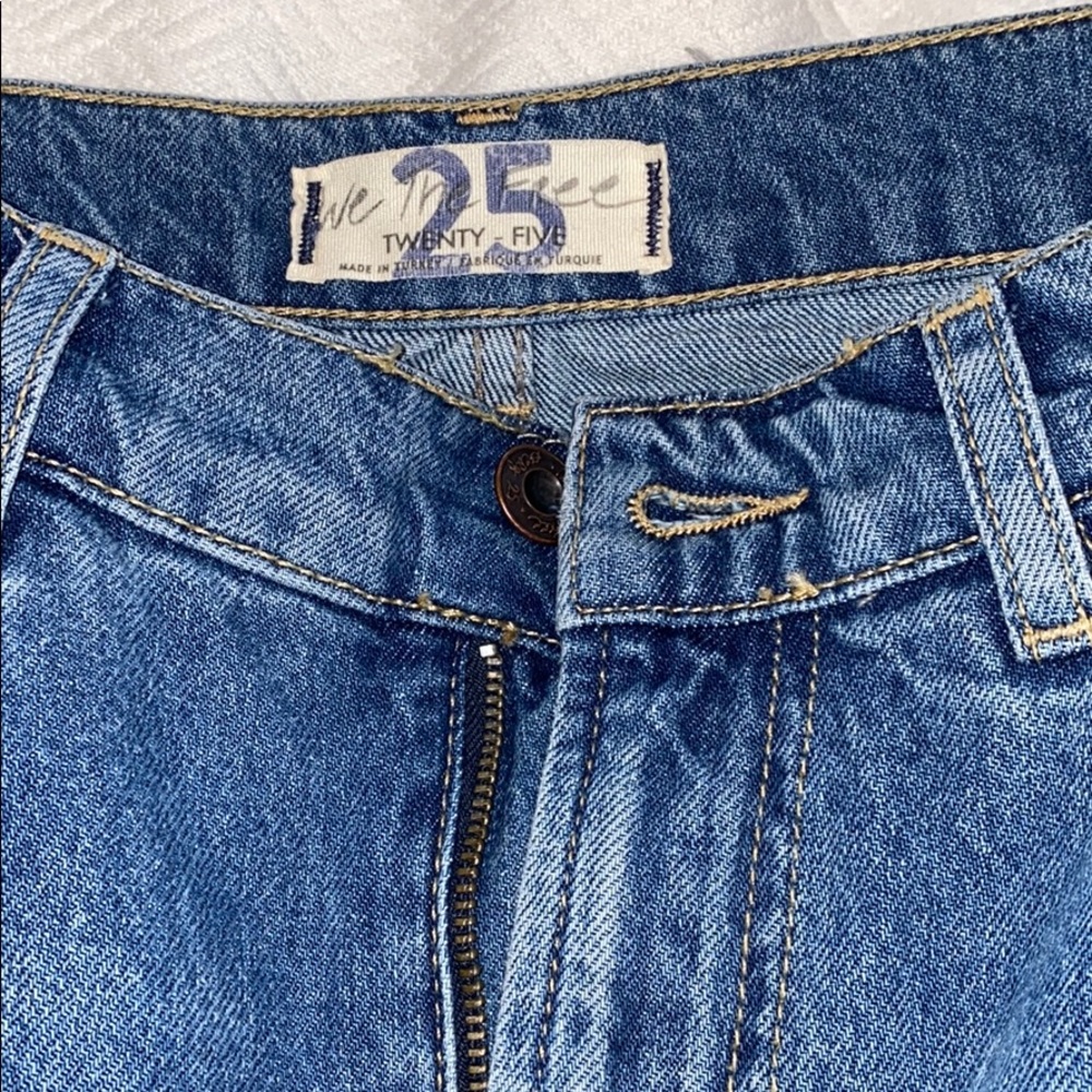 Free people denim mini skirt - Picture 5 of 6